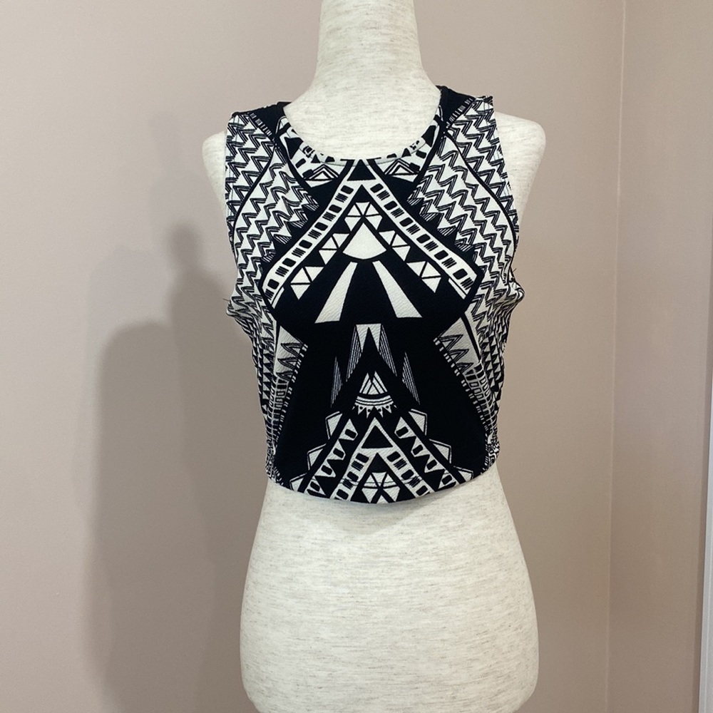 Printed Crop Top